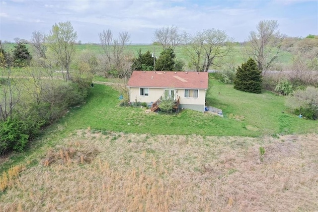 24722 Tonganoxie Dr, Leavenworth, KS 66048 - drone / aerial view with a rural view