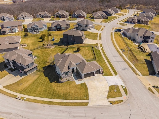 4510 NW 70th Ter, Kansas City, MO 64151 - drone / aerial view with a residential view