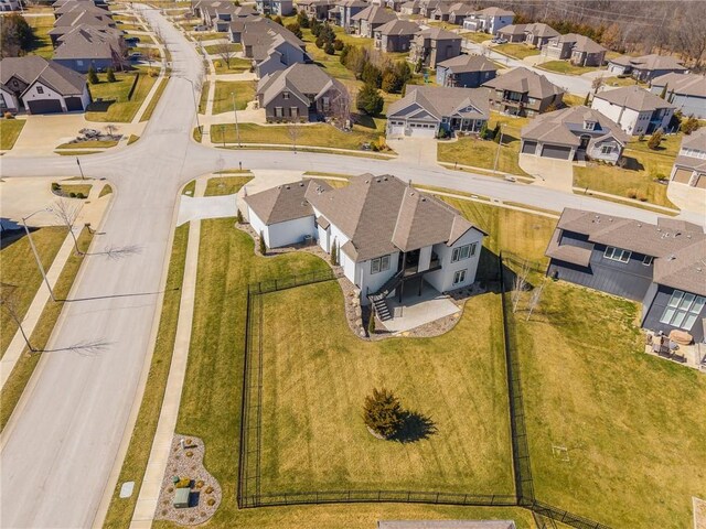 4510 NW 70th Ter, Kansas City, MO 64151 - bird's eye view featuring a residential view