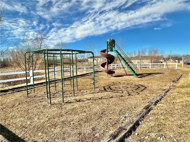 view of play area