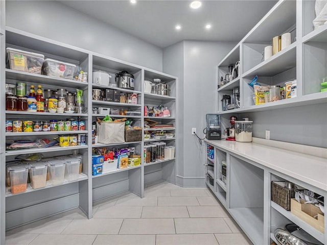 view of pantry