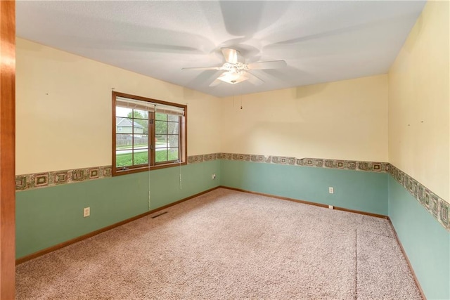 3824 SW Windemere Dr, Lees Summit, MO 64082 - carpeted empty room featuring ceiling fan and baseboards