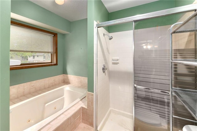 3824 SW Windemere Dr, Lees Summit, MO 64082 - full bath featuring a stall shower and a tub with jets