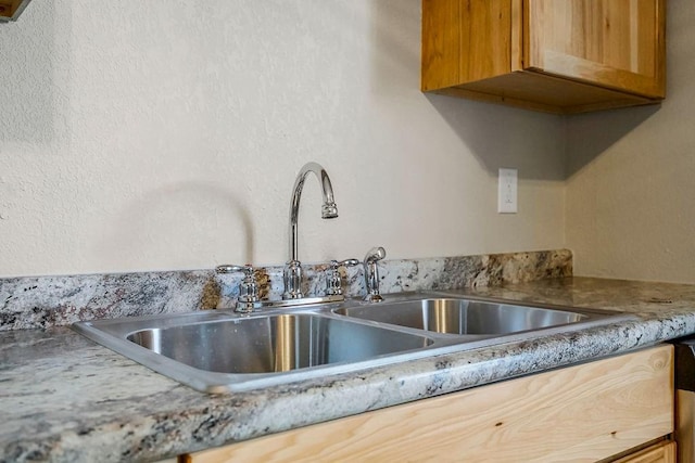 details with light countertops and a sink