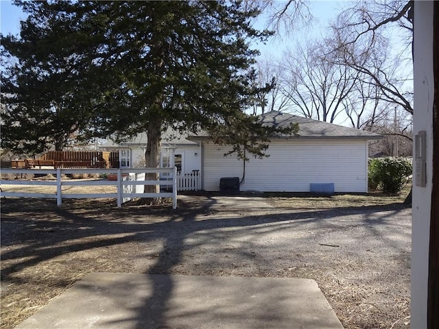 view of front of home