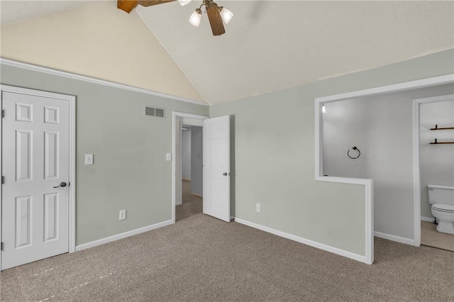 unfurnished bedroom with baseboards and carpet floors