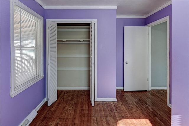 closet featuring visible vents