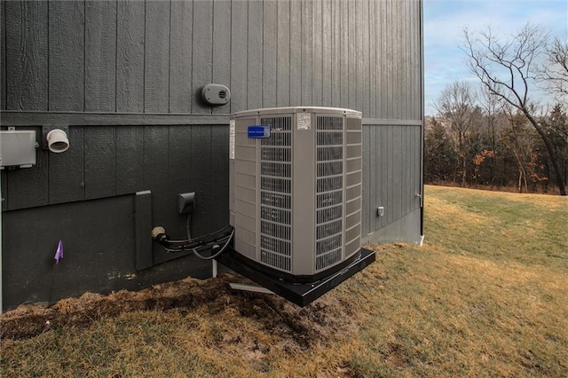 exterior details with central AC unit
