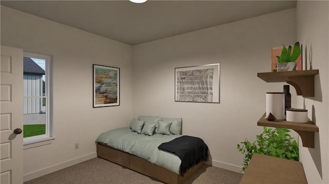 10605 N Jefferson St, Kansas City, MO 64155 - carpeted bedroom with baseboards