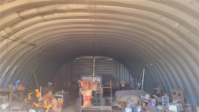 1147 Fern Rd, Fort Scott, KS 66701 - misc room with vaulted ceiling and a garage