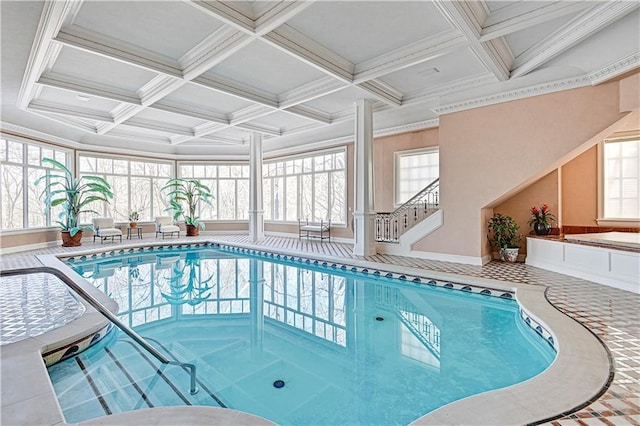 view of indoor pool