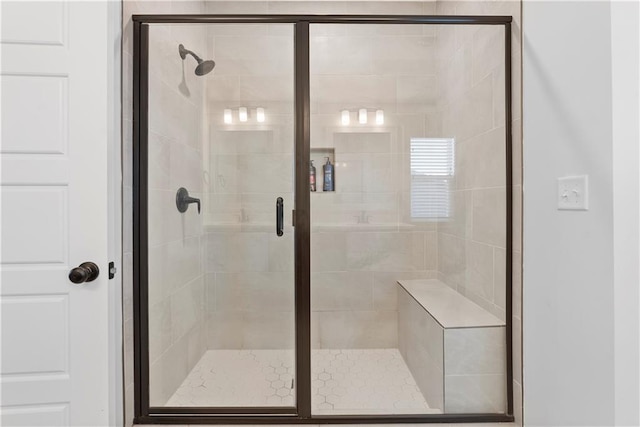 full bath with a stall shower