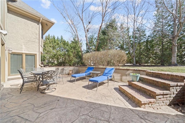 view of patio / terrace with outdoor dining area