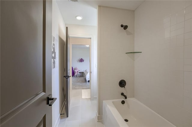 12455 N Arbor Way, Platte City, MO 64079 - bathroom with tile patterned floors and bathtub / shower combination