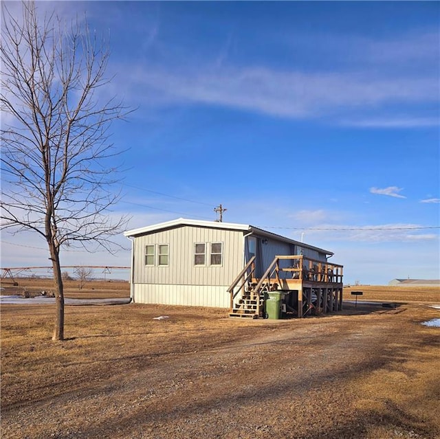 133 Lake Shore Dr, Craig, MO 64436 - view of front of property featuring a wooden deck