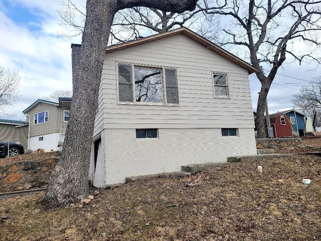 view of side of property