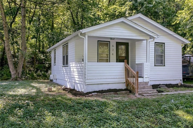 bungalow-style house with a porch