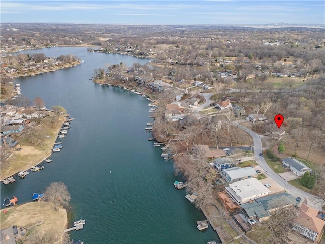 756 NW S Shore Dr, Lake Waukomis, MO 64151 - view of property location with a nearby body of water