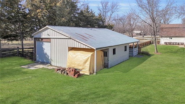 view of outbuilding featuring an outdoor structure