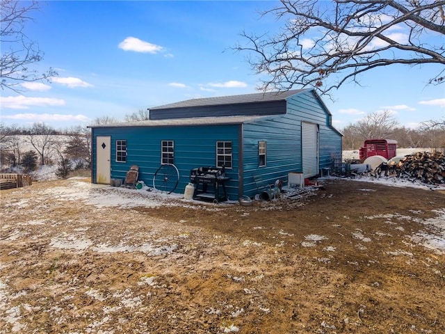 view of outbuilding