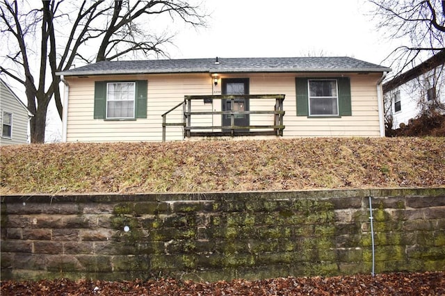 view of ranch-style house