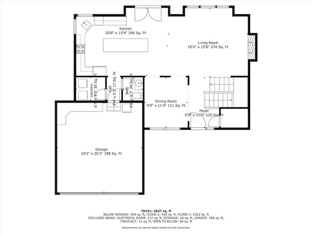 630 N Laurel St, Gardner, KS 66030 - view of floor plan / room layout