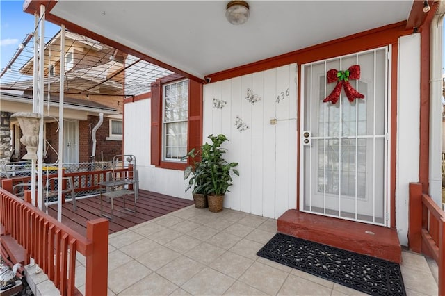 exterior space featuring covered porch