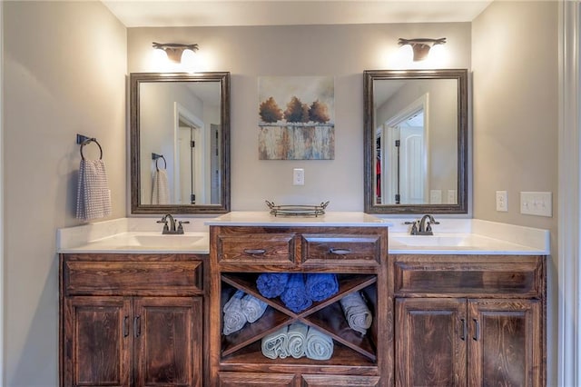 full bathroom with vanity