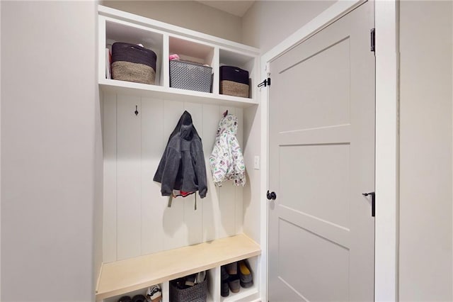 view of mudroom