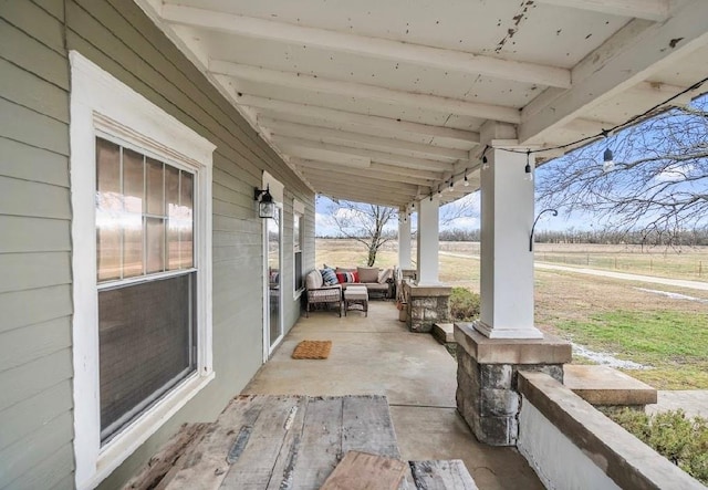 view of patio / terrace with covered porch