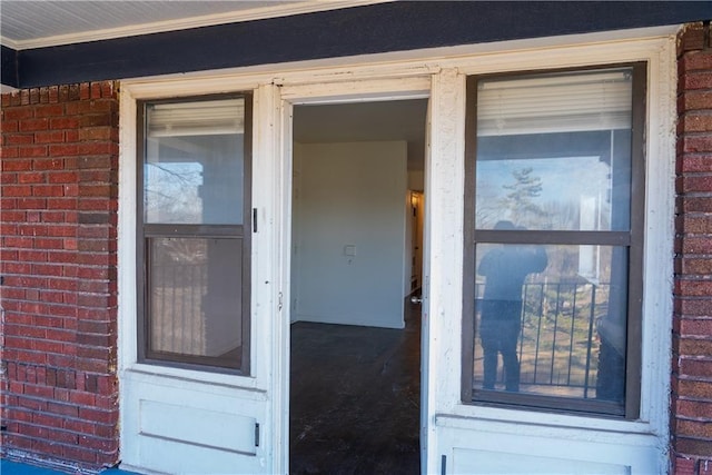 3112 Benton Blvd, Kansas City, MO 64128 - view of exterior entry featuring brick siding