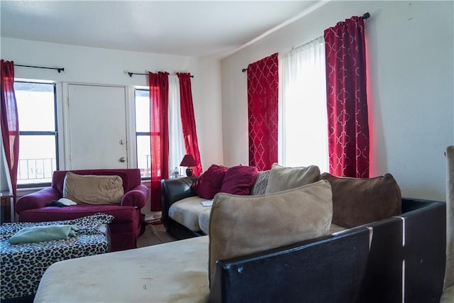 3112 Benton Blvd, Kansas City, MO 64128 - living room with wood finished floors