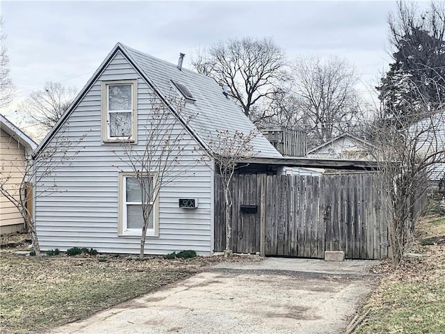 view of bungalow-style house