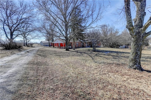 view of street featuring driveway