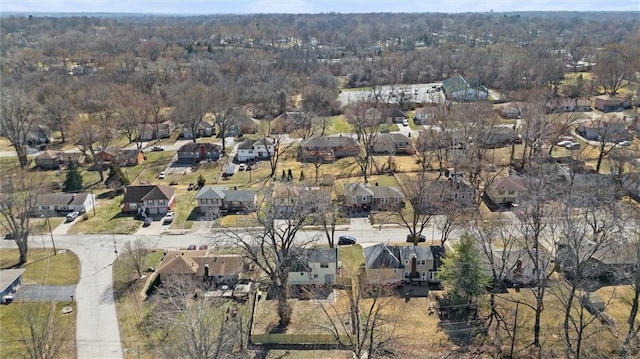 drone / aerial view featuring a residential view