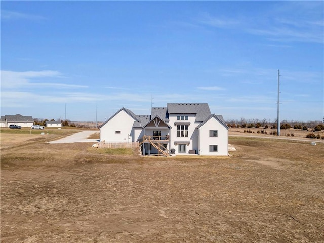 view of rear view of property