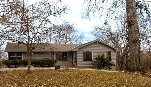 view of ranch-style house