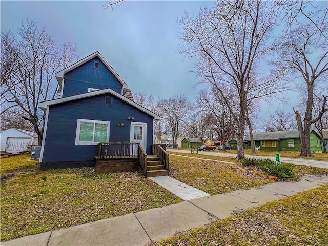 view of bungalow-style home