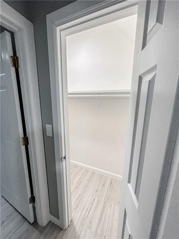 view of closet