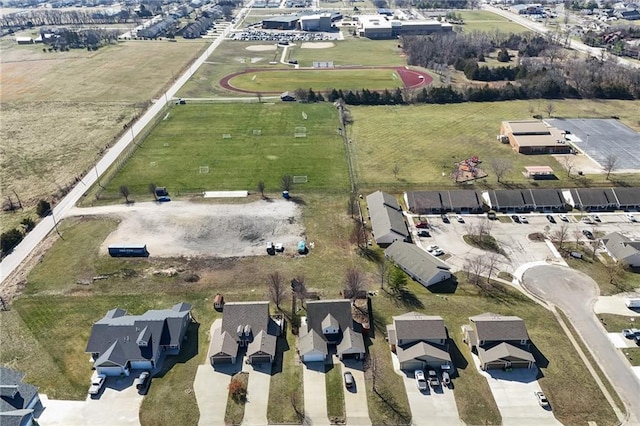 bird's eye view featuring a residential view