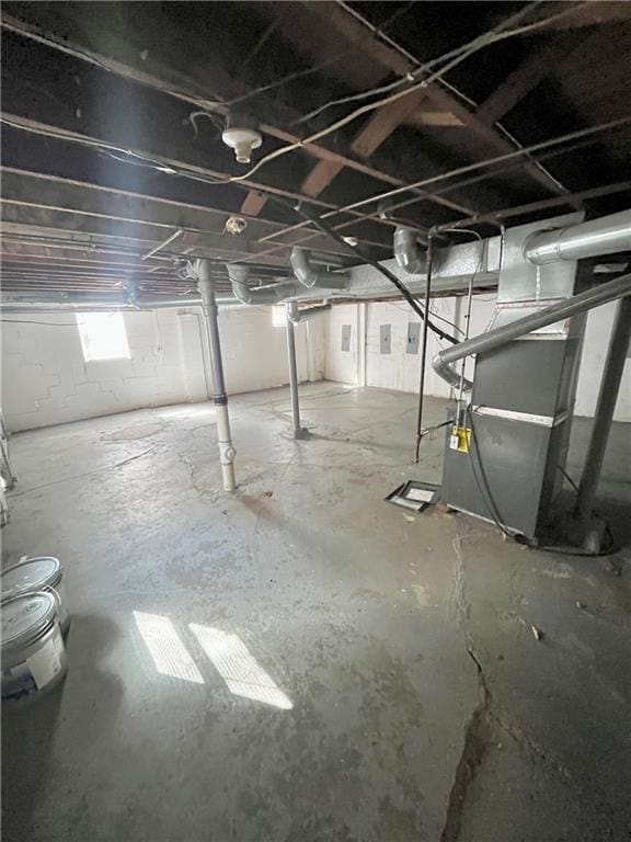 6645 Lydia Ave, Kansas City, MO 64131 - below grade area with heating unit