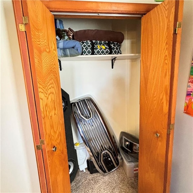 view of closet