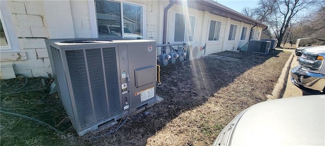 exterior details with cooling unit