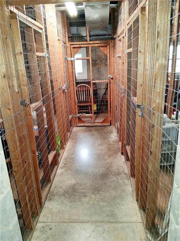 view of storage room