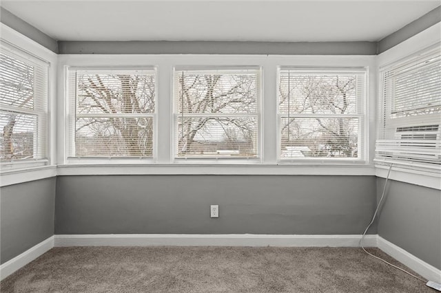 interior space with baseboards