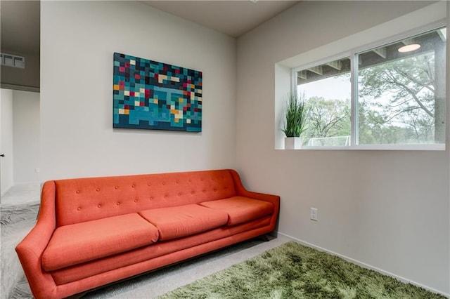 4413 E 135th St, Grandview, MO 64030 - carpeted living room with baseboards