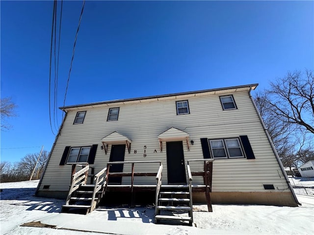 view of front of home