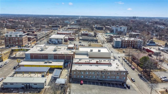 aerial view featuring a view of city