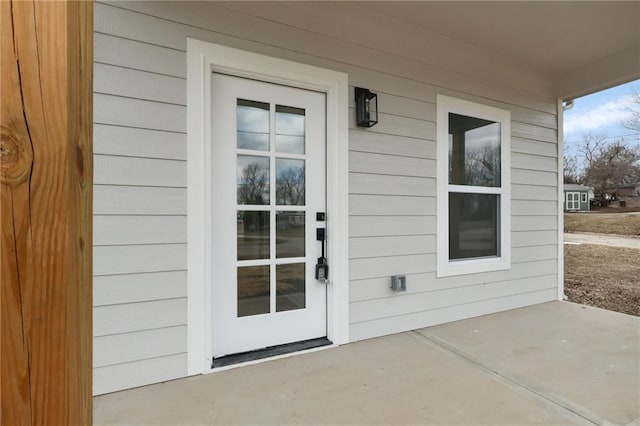 view of property entrance