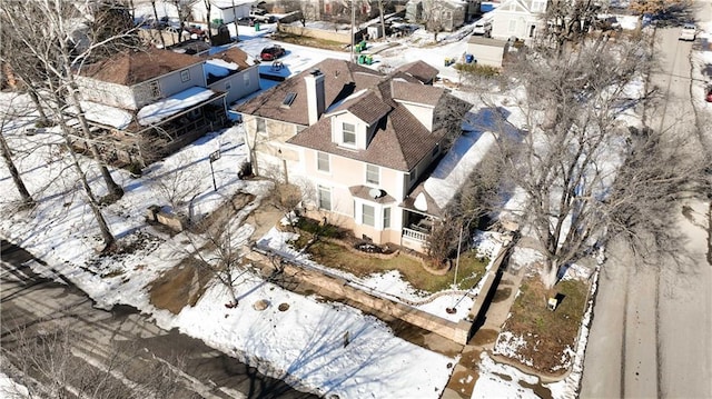 drone / aerial view featuring a residential view